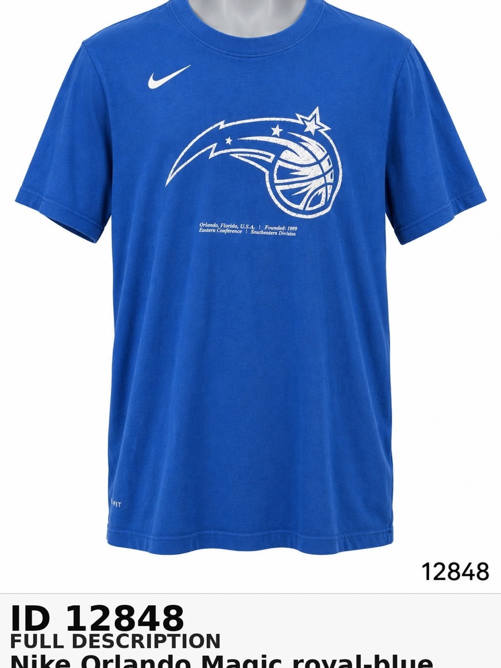 Nike Royal Blue Orlando Magic Short-Sleeve Logo Tee